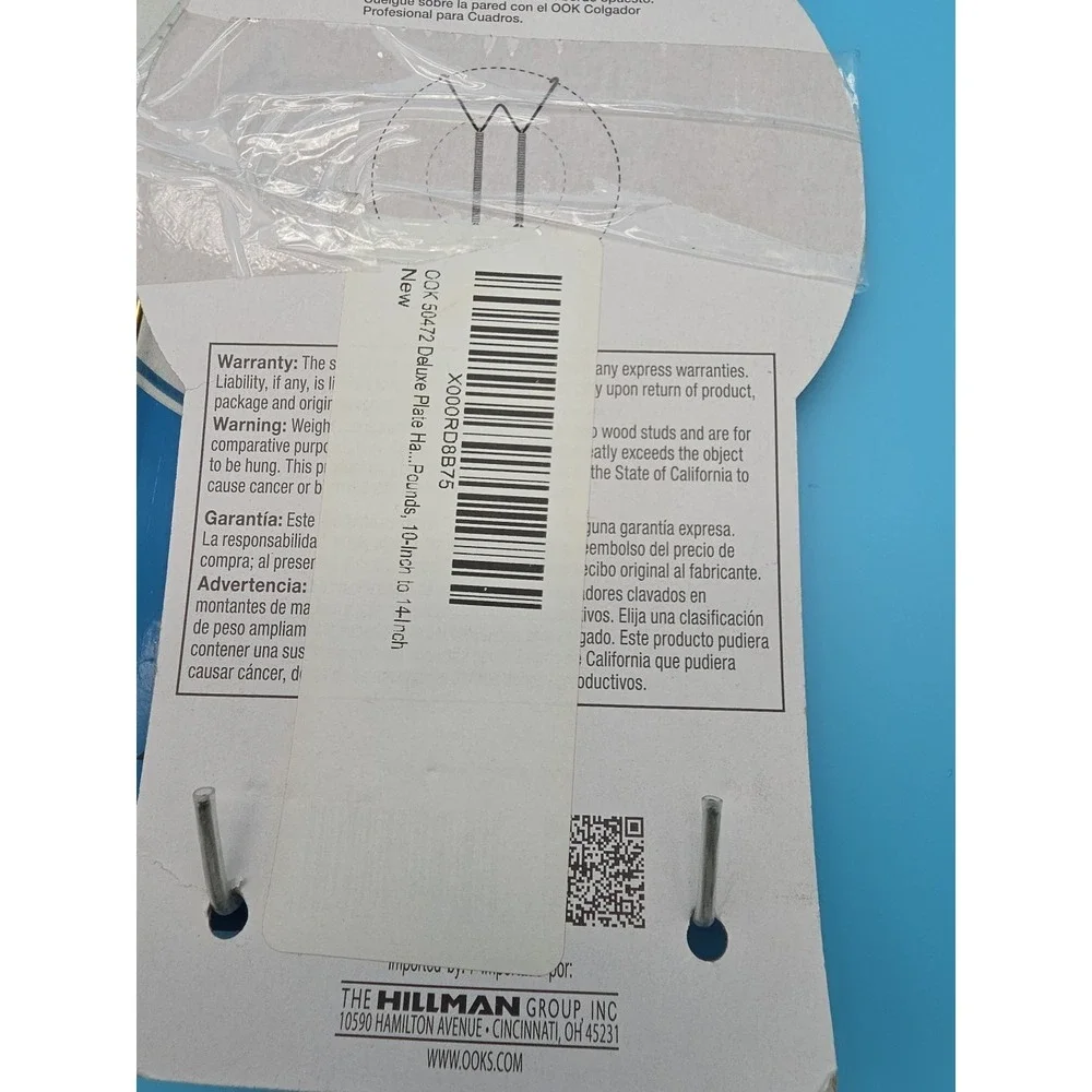 OOK Deluxe Plate Hanger Set 10-14 Inches Hangs Up to 30 Lbs 50472 New Lot Of 3